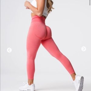 NVGTN coral curve seamless leggings